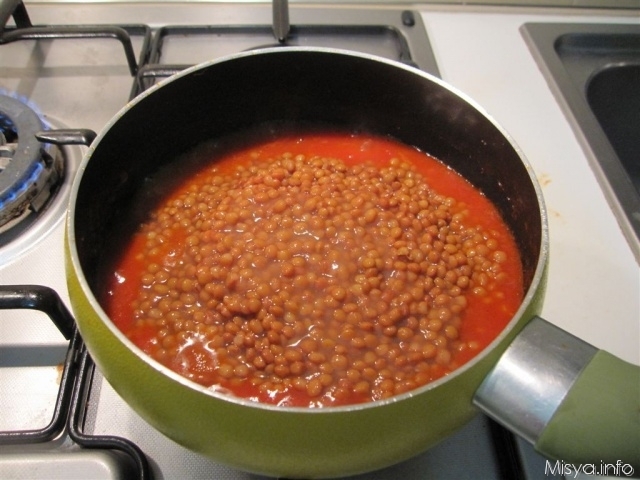 Pasta con ragù di lenticchie - Ricetta di Misya